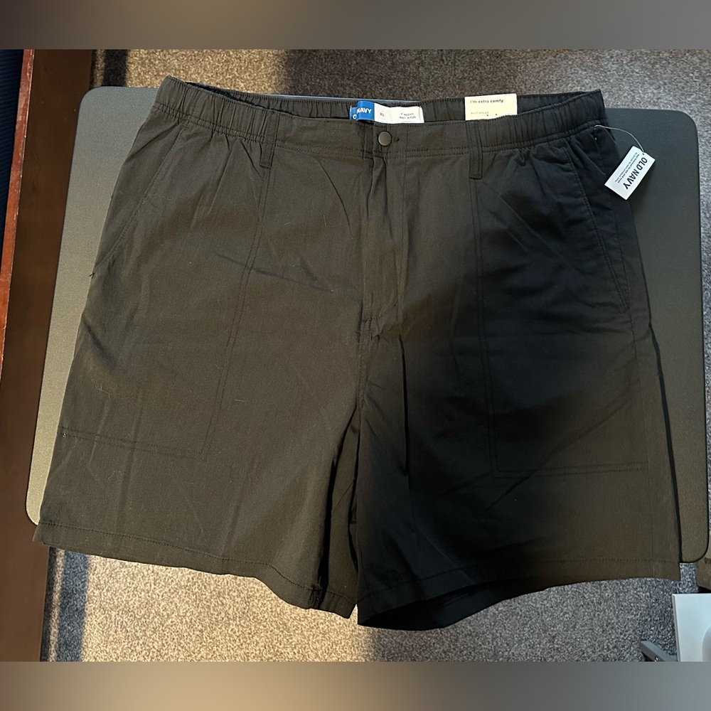 Old Navy Men’s Shorts, XL, Black, NWT